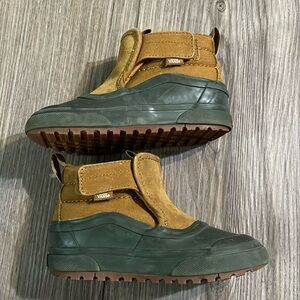 Vans Kids Rain & Snow Boots - Brown and Green